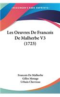 Les Oeuvres De Francois De Malherbe V3 (1723)