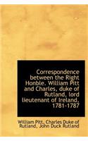 Correspondence Between the Right Honble. William Pitt and Charles, Duke of Rutland, Lord Lieutenant of Ireland, 1781-1787