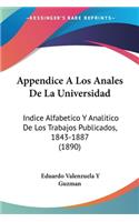 Appendice A Los Anales De La Universidad