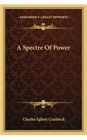 A Spectre Of Power: (English)