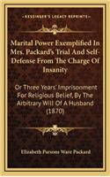 Marital Power Exemplified In Mrs. Packard's Trial And Self-Defense From The Charge Of Insanity