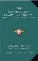 The Mendelssohn Family, 1729-1847 V1