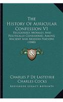 The History Of Auricular Confession V1