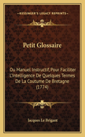 Petit Glossaire