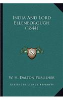 India And Lord Ellenborough (1844)