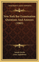 New York Bar Examination Questions And Answers (1903)