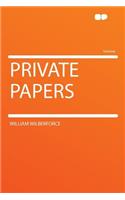 Private Papers: (English)