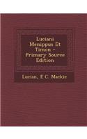 Luciani Menippus Et Timon