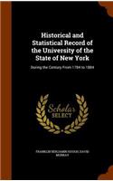 Historical and Statistical Record of the University of the State of New York