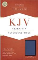 Ultrathin Reference Bible-KJV: King James Version, Cobalt Blue Leathertouch, Ultrathin Reference Bible