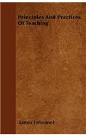 Principles And Practices Of Teaching