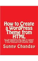 How to Create a WordPress Theme from HTML