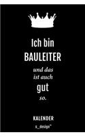 Kalender für Bauleiter