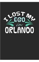 I lost my ego in Orlando: 6x9 - notebook - dot grid - city of birth