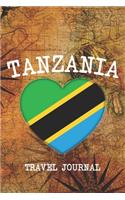 Tanzania: 6x9 Travel planner I Road trip planner I Dot grid journal I Travel notebook I Travel diary I Pocket journal I Gift for Backpacker