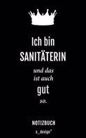 Notizbuch für Sanitäter / Sanitäterin: Originelle Geschenk-Idee [120 Seiten kariertes blanko Papier]