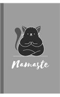 Namaste Black Cat