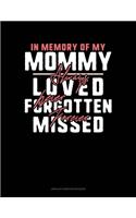 In Memory Of My Mommy Always Loved Never Forgotten Forever Missed