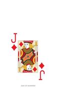 Jack Of Diamonds: Poker Card 5x5 Graph Paper Notebook With .20" x .20" Squares For Work, Home Or School. 8.5 x 11 Notepad Journal For Math, Science, Design Projects, 