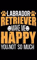 Labrador Retriever Make Me Happy You, Not So Much