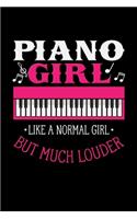 Piano Girl Like A Normal Girl But Much Louder