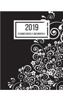 2019 Planner Weekly and Monthly: January to December 2019 Planner - 8 x 10 Inches - Paperback(17 52 Week Planner)