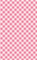 Pale Crimson Checker - Lined Notebook with Margins - 5x8