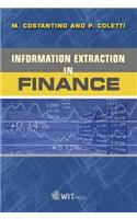 Information Extraction in Finance: (No. 8 Advances in Management Information)
