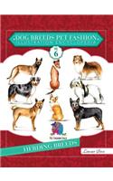 Dog Breeds Pet Fashion Illustration Encyclopedia