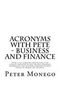 Acronyms with Pete - Business and Finance