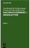 Nachrichtenbrief / Newsletter: 1984 Bis 1993 Mit Gesamtregister