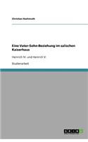 Eine Vater-Sohn-Beziehung im salischen Kaiserhaus