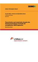 Theoretische und empirische Anaylse der Staatsverschuldung innerhalb der europäischen Währungsunion