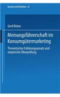 Meinungsführerschaft Im Konsumgütermarketing