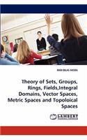 Theory of Sets, Groups, Rings, Fields, Integral Domains, Vector Spaces, Metric Spaces and Topoloical Spaces