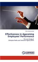 Effectiveness in Appraising Employees' Performance