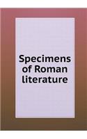Specimens of Roman Literature