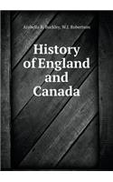 History of England and Canada