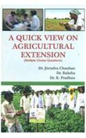 A Quick View on Agricultural Extension (Multiple Choice Question)