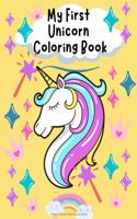 My First Unicorn Coloring Book