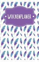 Wochenplaner: Handlicher Terminkalender - Motiv: Federn