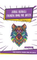 Animal Mandala Coloring Book for Adults