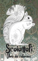 Scoiattoli - Libro da colorare