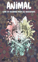 Livre de coloriage pour les adolescents - Mandala - Animal