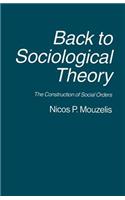 Back to Sociological Theory