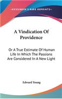 A Vindication Of Providence