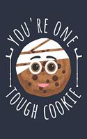 Funny You're One Tough Cookie Notebook - Get Well Soon Gift - Fracture Recovery Journal - Rehab Diary
