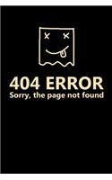 404 Error Sorry the Page Not Found
