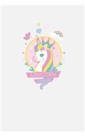 Unicorn Journal: Cute Notebook For Girls 120 Pages of 6.7 x 9.6 Paper for Writing - Unicorn Gifts For Girls
