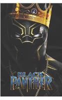 Black Panther: Avengers Big Cat Book Organize Notes, Ideas, Follow Up, Project Management, 6" x 9" (15.24 x 22.86 cm) - 120 Pages - Durable Soft Cover - Wide Ruled